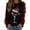 Black, variant on Patlollav Christmas Tops for Ladies,Womens Winter Long-Sleeve Round Neck Letter Blouse Sweatshirt Gift