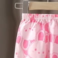 thumbnail image 6 of KPOPLK Summer Toddler Boys Shorts Boy Cotton Casual Shorts Elastic Waist Lounge Shorts with Pockets Size 12-18 Months,Pink, 6 of 7