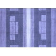 thumbnail image 1 of Ahgly Company Machine Washable Indoor Rectangle Abstract Blue Modern Area Rugs, 2' x 3', 1 of 4