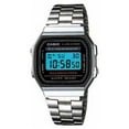 thumbnail image 5 of Casio Men's Stainless Steel Band Wristwatch, Silver & Black, 5 of 7