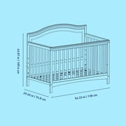 Graco Paris 4-in-1 Convertible Baby Crib, White