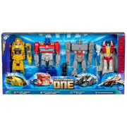 Transformers One Action Figure 4pk: 22 Points of Articulation, Superheroes and Comics Theme, 6 Years and Up