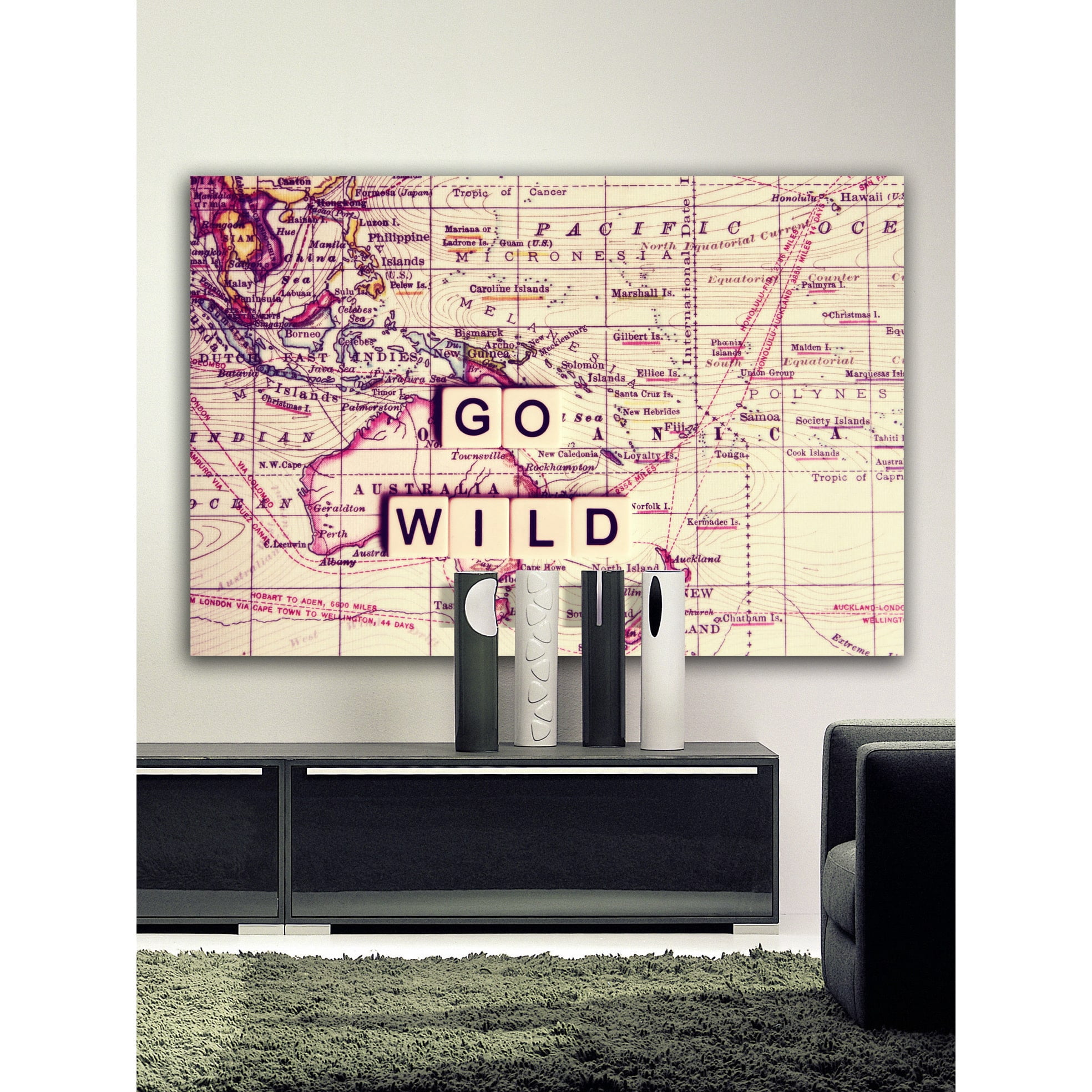 Marmont Hill "Go Wild" Sylvia Cook Painting Print on Canvas