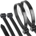 thumbnail image 5 of Dutevolns Black CableTies 200Pack, 4in Heavy Duty Multi-Purpose Self-Locking Nylon Cable Cord Management, Plastic Wire Ties for Home, Office, Garden, Workshop, 5 of 9