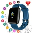 thumbnail image 3 of Reloj inteligente D13, pulsera deportiva resistente al agua, Monitor de ritmo cardíaco y salud, contador de pasos para correr para iOS y Android, 3 of 8