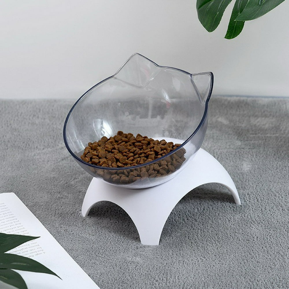 Pet Cat Dog Bowl Raised Cat Food Water Bowl with Detachable Elevated