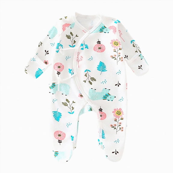 CAUYDY Preemie Pjs for Girls Newborn Fall Winter Clothing 3-6M 9-12M 18-24M Baby Long Sleeve Loungewear for Boys Infant Comfy Bodysuit Sizes 3-6 Months,Light Purple