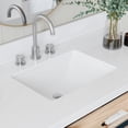 thumbnail image 3 of ARIEL Monroe 49 Inch Single Rectangle Sink Bathroom Vanity With Pure White Quartz Countertop 1.5 Inch Edge In Midnight Blue, 3 of 7
