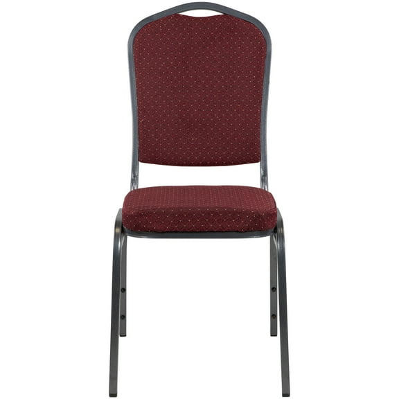 GCI Crown Back Stackable Banquet Chairs - Red - Set of 2