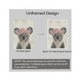 thumbnail image 2 of WFSposter Retro Koala Canvas Wall Art Country Animal Printing Funny Koala with Garland Wall Décor Rustic Home Artwork for Nursery Decor Bathroom Kitchen Kid's Room Decoration 12x16inch, 2 of 7