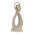 thumbnail image 1 of Estatua de pareja abrazada, escultura abstracta, artesanía, estatua de pareja abstracta para muebles de estante, decoración del Día de San Valentín 88 cm x 64 cm x 205 cm, 1 of 8