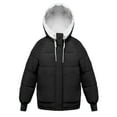 thumbnail image 7 of Christmas Clearance! ZVNAΖH Women Puffer Coat with Hood Zip Up Quilted Jacket Winter Parka Jacket Warm Cardigan Jacket Casual Padded Jacket, 7 of 7