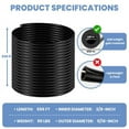 thumbnail image 3 of 657 ft Self Sinking Aeration Hose - ⅜ inch Kit with 4 Menders and Stainless Steel Clamps for Efficient Lake and Garden Aeration, 3 of 7