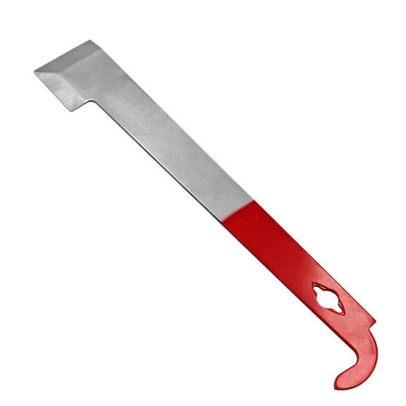 Beekeepers J-Type Hive Tool - Stainless Steel With Coating US Red E6K1