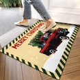 thumbnail image 6 of Christmas Door Mat Christmas Rug Christmas Decorations Christmas Red Truck Doormat Christmas Welcome Mat Indoor Winter Door Mat Outdoor 30"x17", 6 of 6