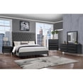 thumbnail image 3 of Best Master Bellanova 5-Drawers Bedroom Chest in Black with Gold Accents, 3 of 3