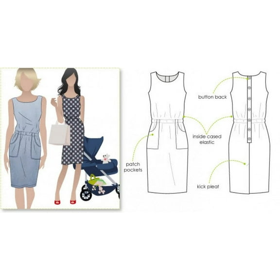 Style Arc Sewing Pattern Peggy Dress Women