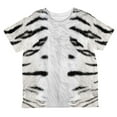 thumbnail image 1 of Halloween White Tiger Costume All Over Toddler T Shirt, 1 of 2