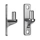 thumbnail image 3 of Wall Mount Gate Hinges for Farm Gates, Outdoor One-Piece No-Weld Chain Link Fence Parts with 5/8 Hin, 3 of 5