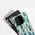 thumbnail image 4 of Cactus For All iPhone Series Protective Phone Case Botanical Design Light Blue Green, 4 of 7