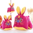 thumbnail image 2 of Bunny Animal Stuffed Toy Rabbit Mascot Plush Doll Pendant For Kids Girls Boy Gift Home Party Decor, 2 of 11