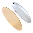 thumbnail image 3 of 2 pasadores para el pelo para mujer, accesorios decorativos ligeros y en blanco para el cabello. Oro brillante grande, 3 of 9