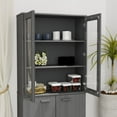 thumbnail image 6 of vidaXL Cabinet Top for Highboard Sideboard with Doors HAMAR Solid Wood Pine, 6 of 10