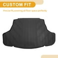 thumbnail image 3 of Unique Bargains Cargo Liner Rear Trunk Mat Rear Trunk Cargo Luggage Boot Tray Mat for Toyota Camry 5 Seat 2018-2025 TPE Black Anti-Slip Diamond Pattern, 3 of 7