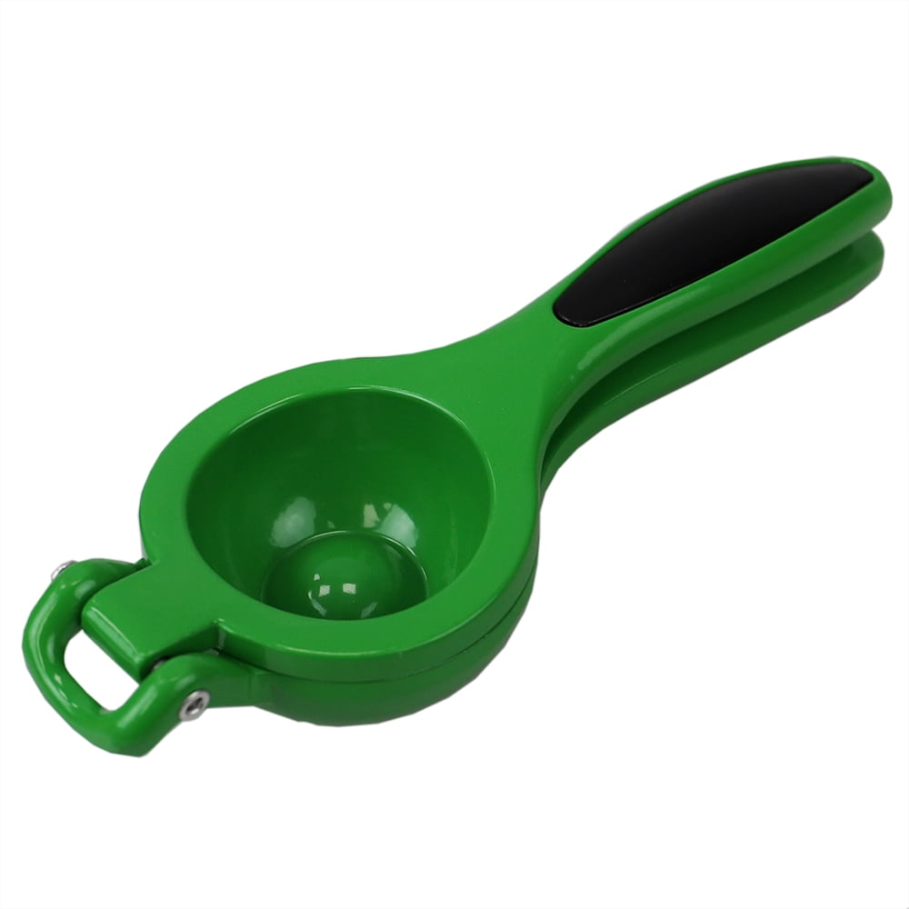 Home Basics Enamel Steel Lime Squeezer with Grip Handle, Green