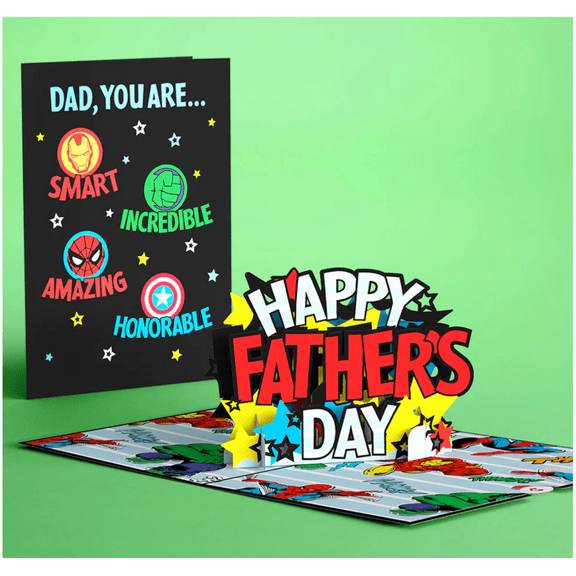 Marvel's Avengers Super-Hero Father's Day Pop-Up Card Lovepop Greeting Card