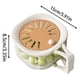 thumbnail image 3 of 2 en 1 Escurridor y Conservador Nuevo Recipiente Multifuncional para Lavar Frutas y Verduras con Colador Lavadora de Frutas Escurridor Juego de Recipientes con Tapa y Asa Utensilios de Cocina, 3 of 4