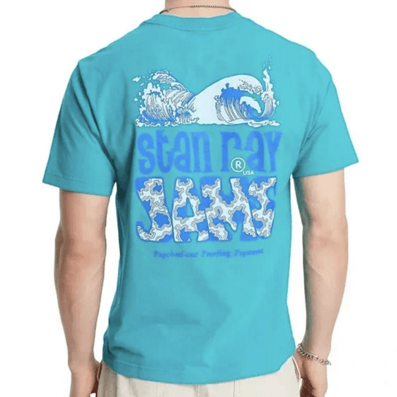 Stan Ray Jams Tee in Green, Size L