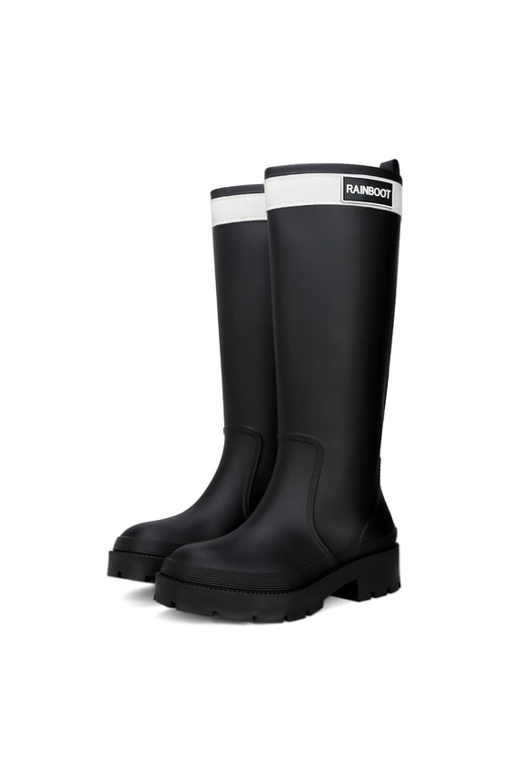 Rain Boots for Women,Waterproof Rubber Boots,Knee High Garden Fishing Muck Boots,Lightweight Comfortable Water Boots,Outdoor Work
