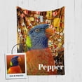 thumbnail image 4 of Custom Pet Fleece Blankets For Bird & Parrot Lovers - Detailed Pop Art Portrait, 4 of 9