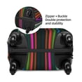 thumbnail image 4 of Daiia Colorful Stripes Luggage Cover, Thickened Washable Travel Luggage Covers, Elastic Unique Baggage Covers for 18-20 inch Luggage-Large, 4 of 9