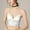 White, variant on Glossy Wrapped Chest Bra Slings Women Slings Bra V-neck Triangle Cup Underwear Wirefree Lightly Lined Triangle Bralette Vest