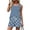 Blue, variant on Two Piece Sets for Women Summer Casual Short Sets for Women Beach Vacation Sleeveless Tank Top Square Neck Drawstring Polka Dots Travel Outfits Orange XXXL