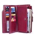 thumbnail image 3 of YooGuoGuo Womens Wallet RFID Blocking Long Purse Genuine Leather Credit Card Holder Clutch Phone Wallet Purse with ID Window, 3 of 6