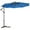 Blue, variant on Costway 10' Hanging Umbrella Patio Sun Shade Offset Garden Market W/ T Cross Base Tan