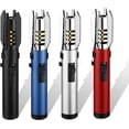 thumbnail image 3 of Luxblaze Windproof Torch Lighter, Refillable Butane Lighter with Safety Lock & 360° Inverted Ignition, Adjustable Straight Flame, Powerful Torch Lighter for Camping, BBQ, Baking, Campfires, 3 of 8
