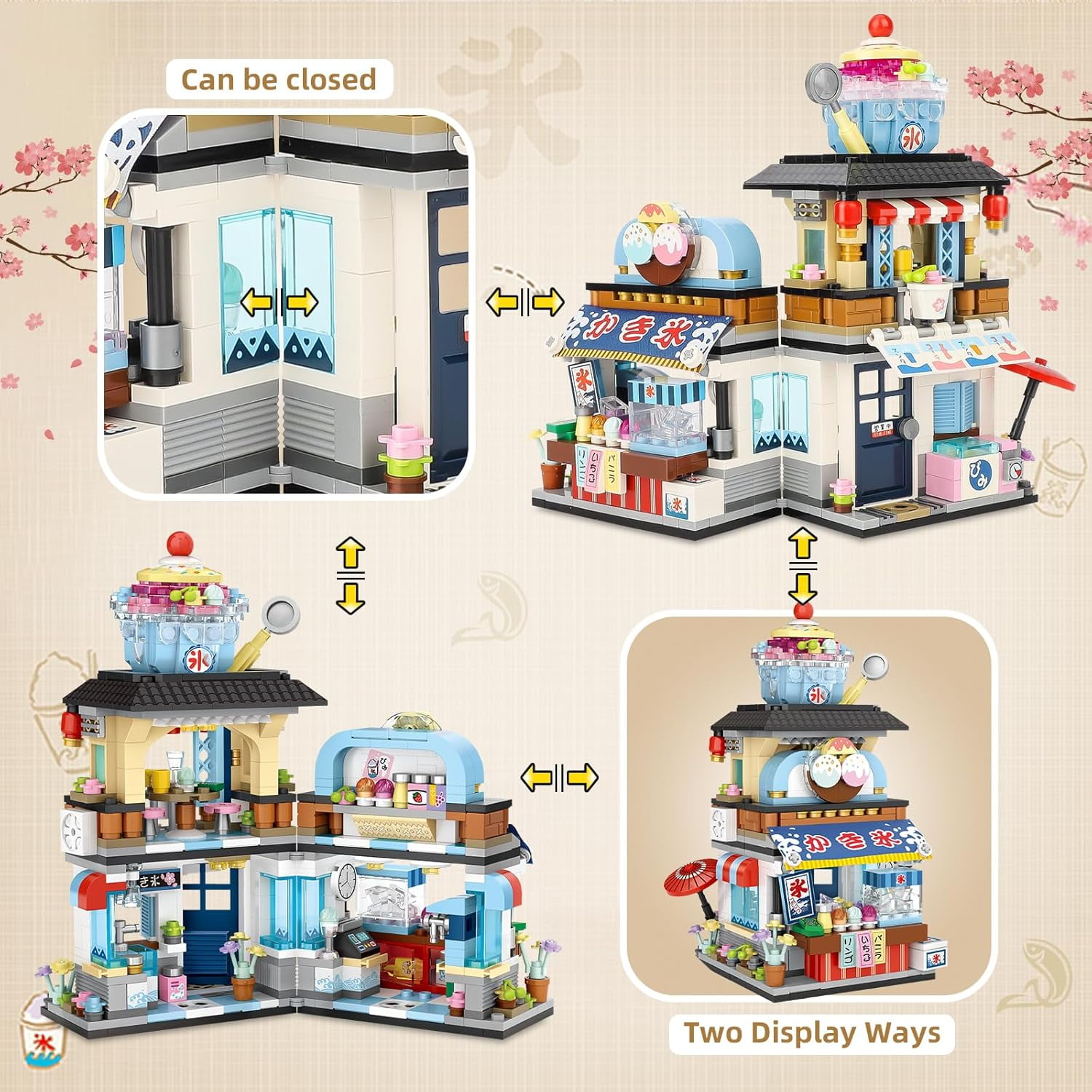 Syrinx Japanese Street View Ice Drink Shop Mini Building Syrinx Japanese Street View Ice Drink Shop Mini Building