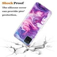 thumbnail image 3 of Case for Samsung Galaxy A12 5G, Soft TPU + IMD Marble Print Pattern Case for Girls Drop Protection Sturdy Compatible with Samsung Galaxy A12 5G Ultra Slim Wireless Charging,Purple Marble, 3 of 4