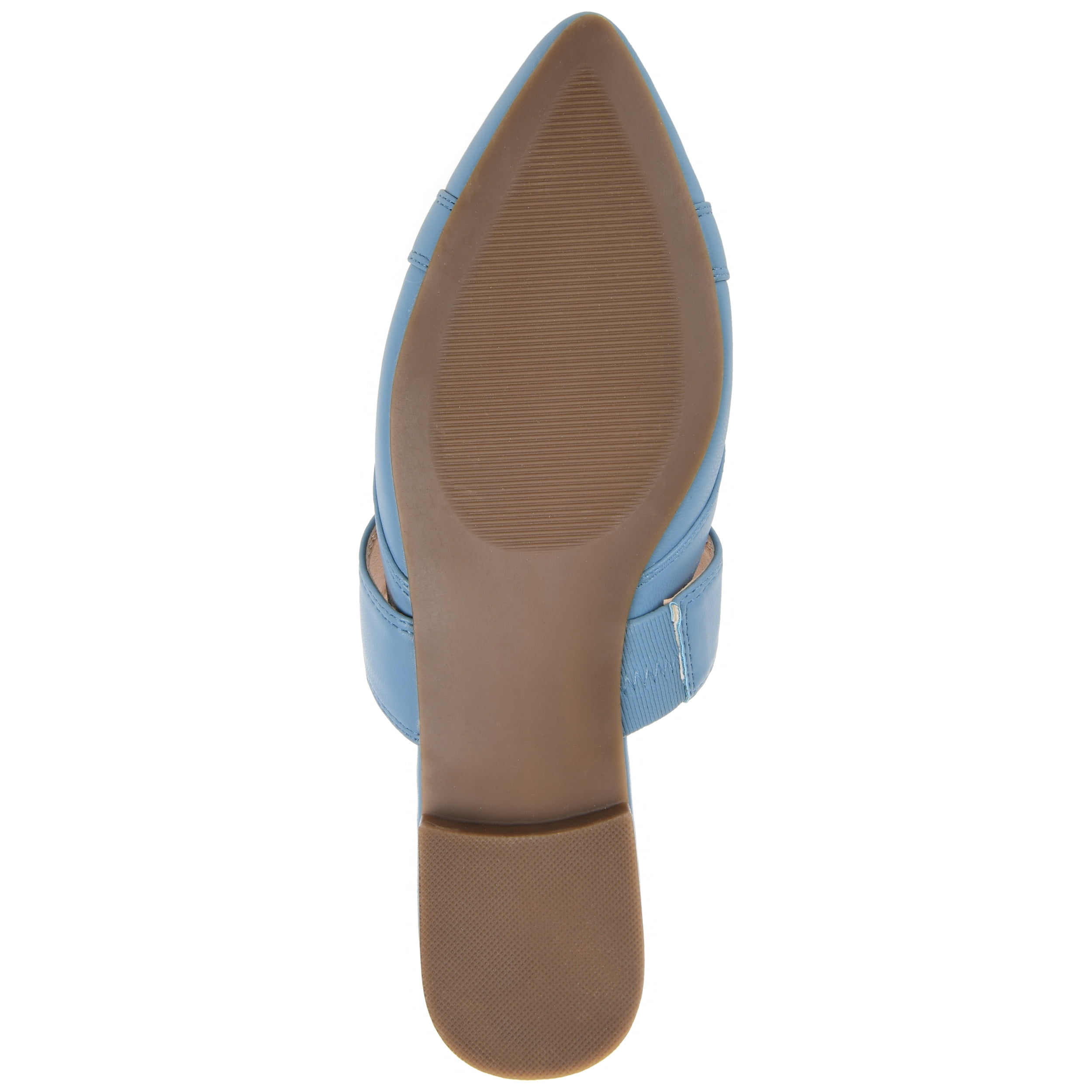 Journee Womens Stasi Narrow Width Slip On Pointed Toe Mules Flats