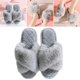 thumbnail image 3 of Sandalias Suaves Diapositivas Piel Sintética Zapatos Casa Esponjosos Cómodos para Niñas Y Mujeres, 3 of 9