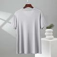 thumbnail image 4 of Men's V Neck T-Shirt Loose Short Sleeve Tees Soft and Breathable Casual Top Modal Summer Wear Outfits 4XL, 4 of 5
