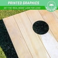 thumbnail image 3 of GoSports 3 x 2 ft Cornhole Board Set - Portable Outdoor Toss Game for Adults & Family - Includes Set of 8 Bean Bags with Built-in Storage - Bright Rustic, 3 of 6
