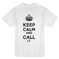 thumbnail image 1 of Keep Calm and Call I.T. Men's White T-shirt, 1 of 1