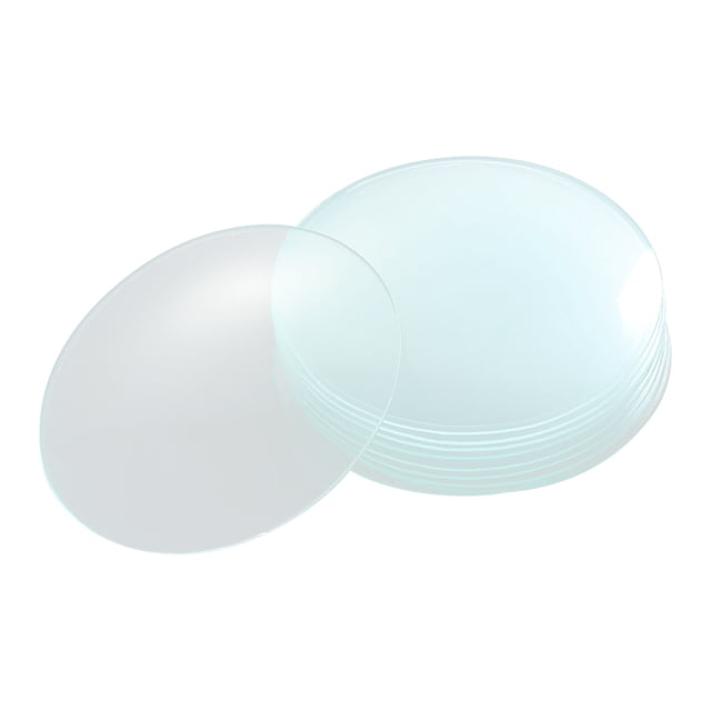 10 tapas de vidrio de reloj de 75 mm para vasos de precipitados y platos de evaporación para laboratorio escolar en casa.