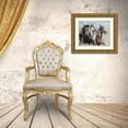 thumbnail image 3 of Gould, Renee 32x26 Gold Ornate Wood Framed with Double Matting Museum Art Print Titled - Trifecta, 3 of 4