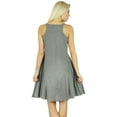 thumbnail image 4 of Bimba Women Knee Length Cotton Shift Dress Summer Casual Clothing, 4 of 8